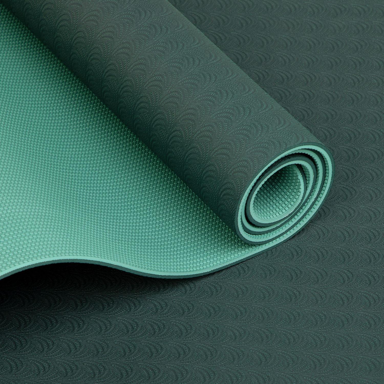 Килимок для йоги Bodhi Lotus Pro 2021 Темно-зелений/Зелений