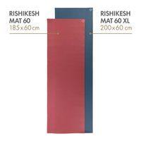 Килимок для йоги Bodhi Rishikesh Premium (Ришикеш) 60х183 см Чорний