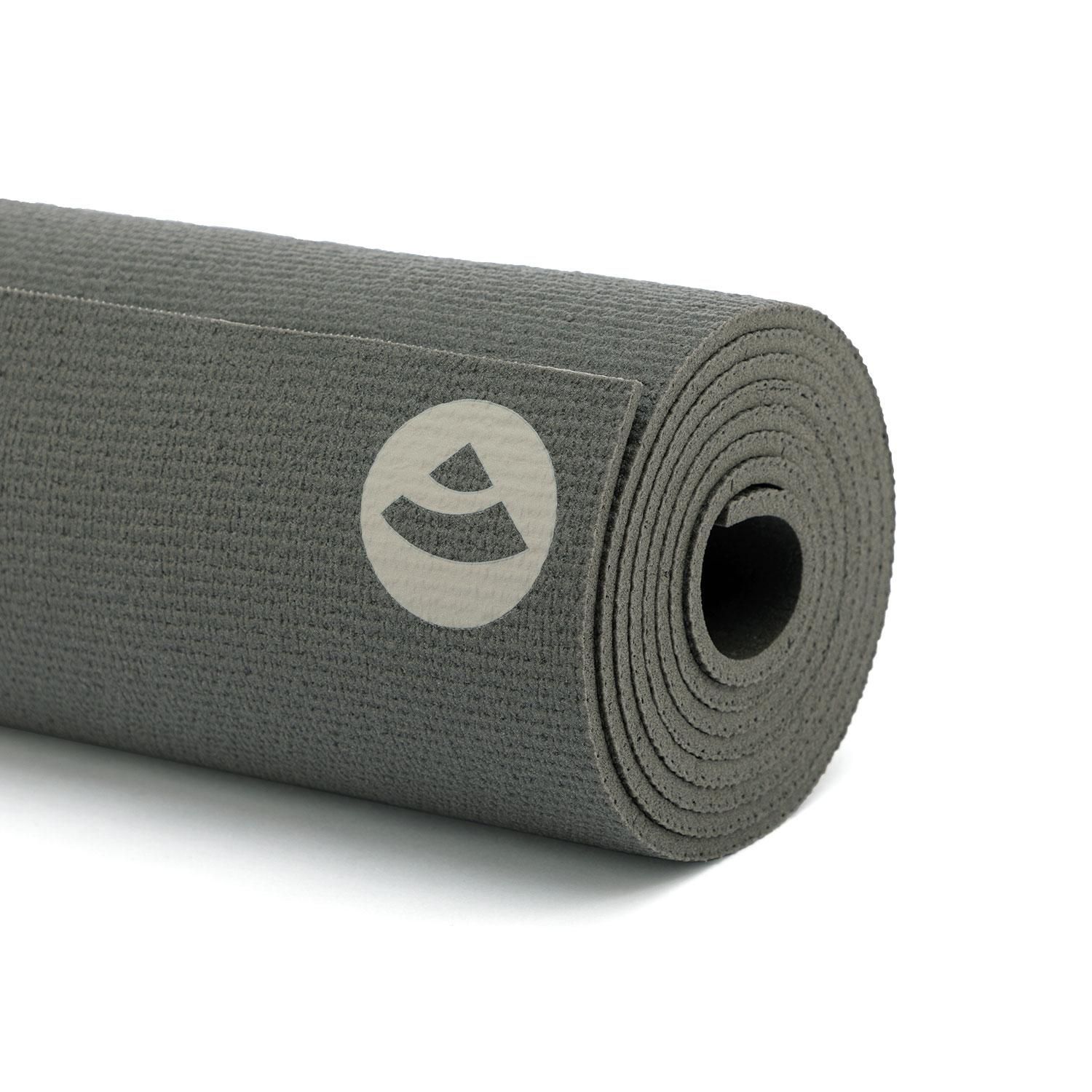 Килимок для йоги Bodhi Rishikesh Premium (Ришикеш) 60х200 см Сірий